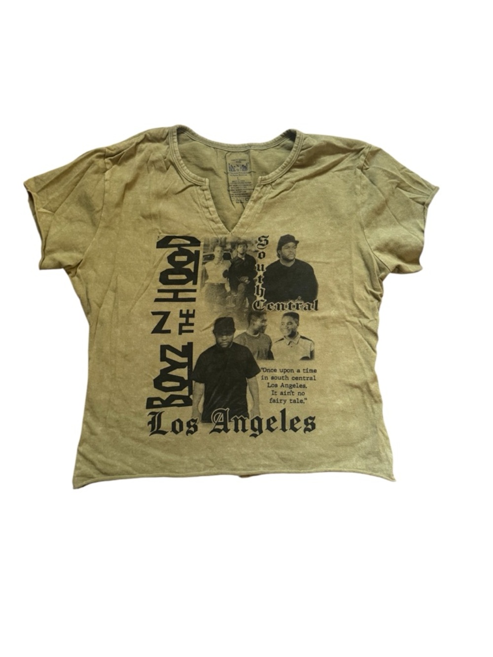 CROPPED GRAPHIC TEE BOYZ IN THE HOOD